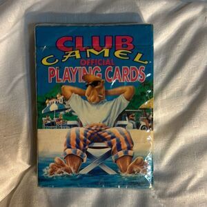 Club Camel Official Playing Cards Sealed Original
